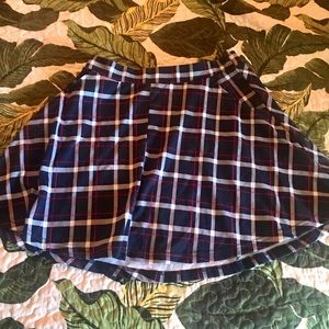 Plaid Cotton On Skater Skirt